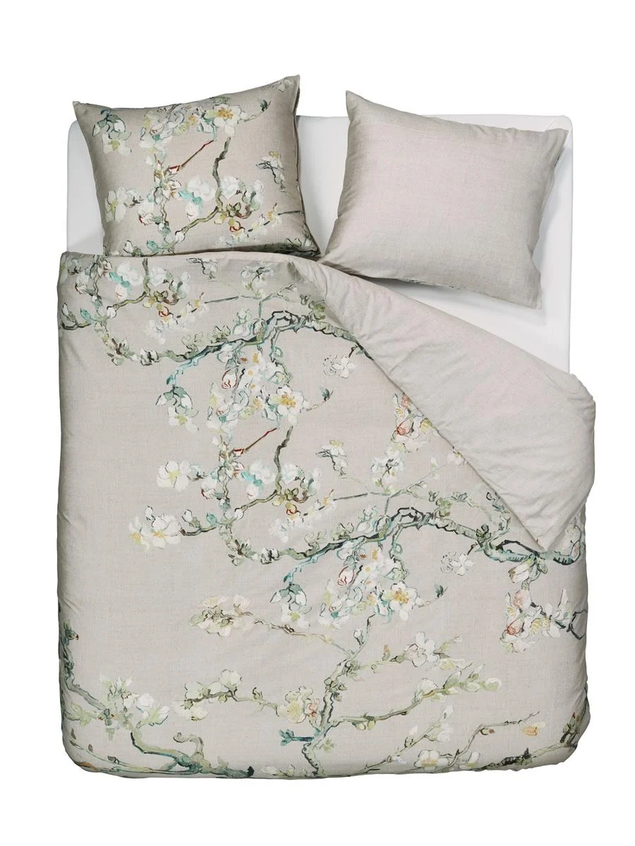 Beddinghouse Dekbedovertrek x Van Gogh Museum Blossoming- Sand - Bruin