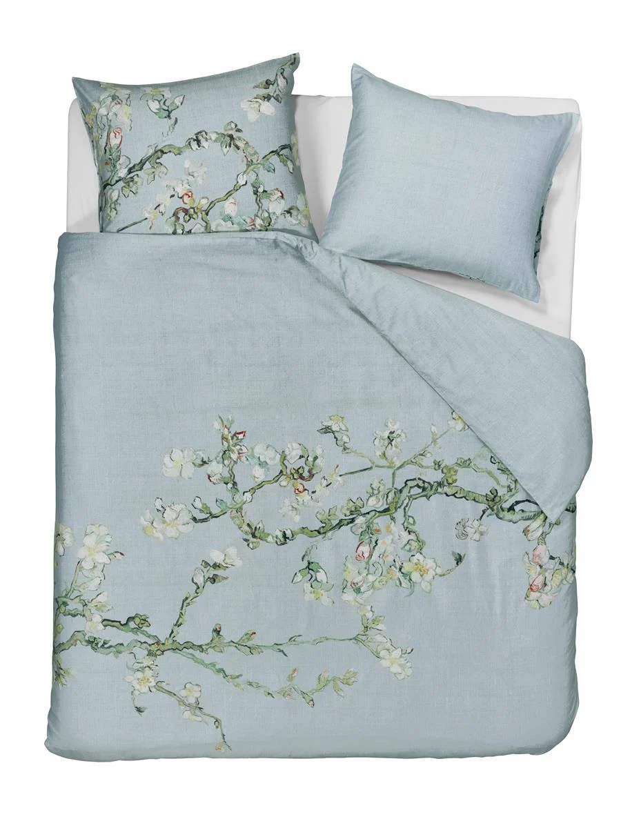 Beddinghouse Dekbedovertrek Van Gogh Blossom Blue Grey