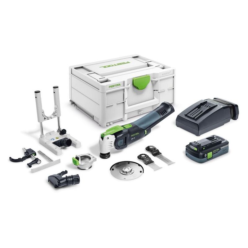 Festool Oscilante a batería osc 18 hpc 4,0 EI-Set vecturo -