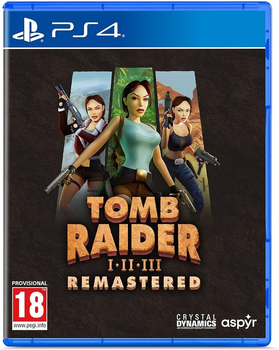 Mindscape Tomb Raider I-III Remastered Starring Lara Croft