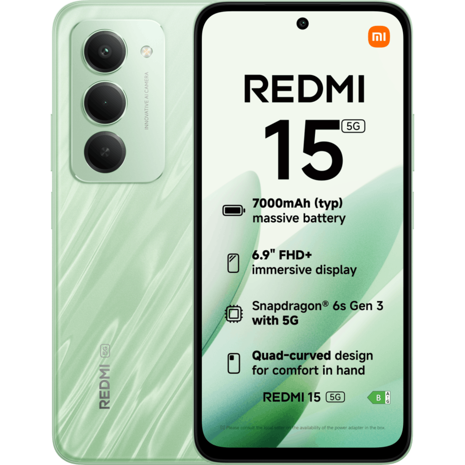 Xiaomi Redmi 15 5G 256GB Ripple Green