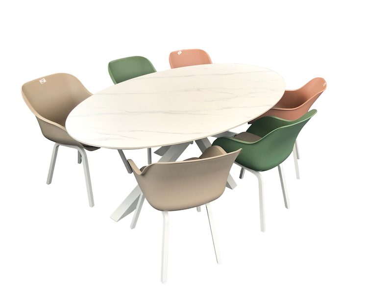Driesprong Collection Hartman dining set tafel xander 6x soleil stoel -