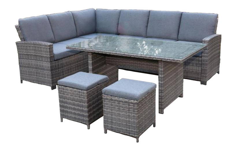 Oosterik Home Dining Hoekset Palermo Sicilian Taupe -