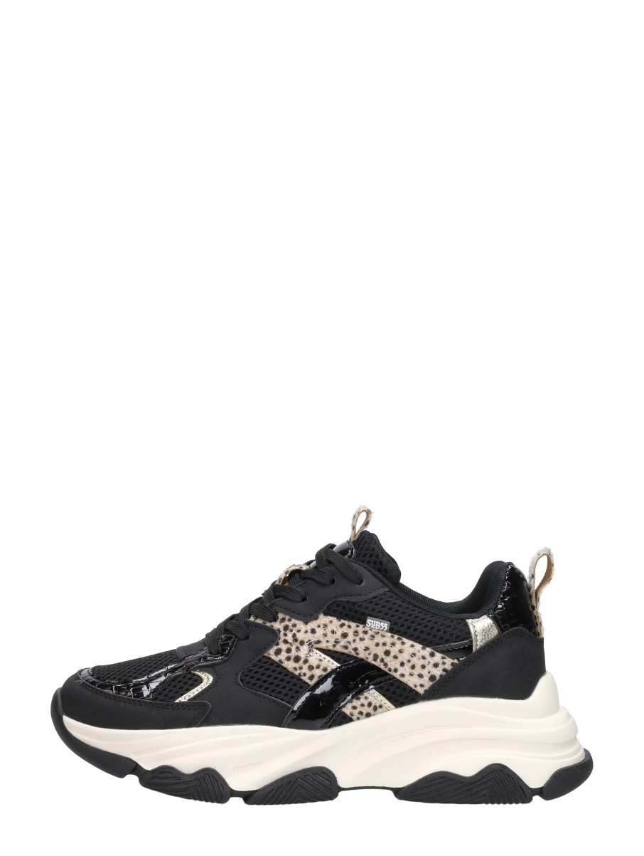 Sub55 - Sneakers Laag - Zwart