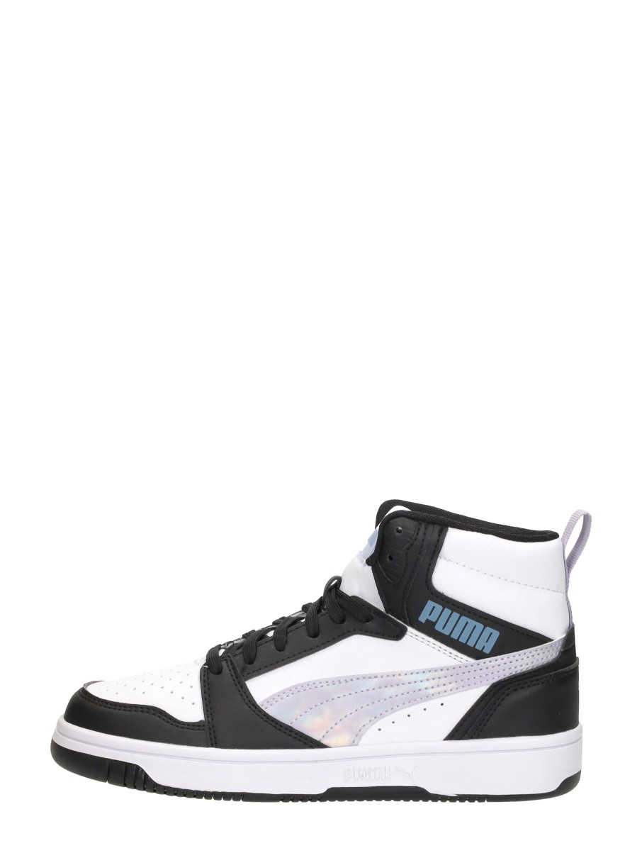 Puma - Rebound V6 Mid Jr - Zwart - Zwart