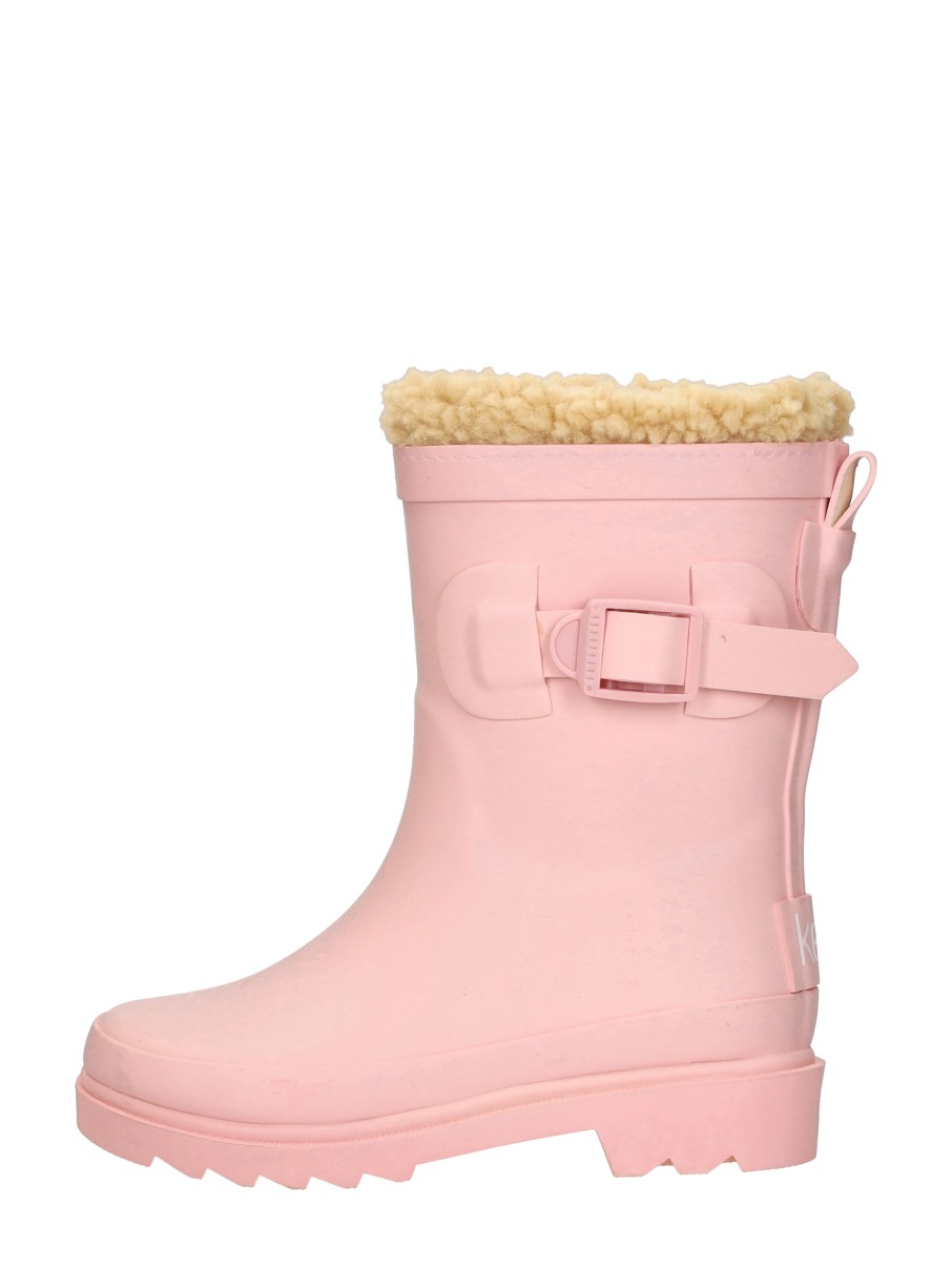 KEQ - Rainboots Fur - Roze