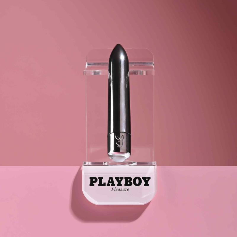Playboy PLEASURES 70TH ANNIVERSARY BULLET GIVEAWAY - Silver