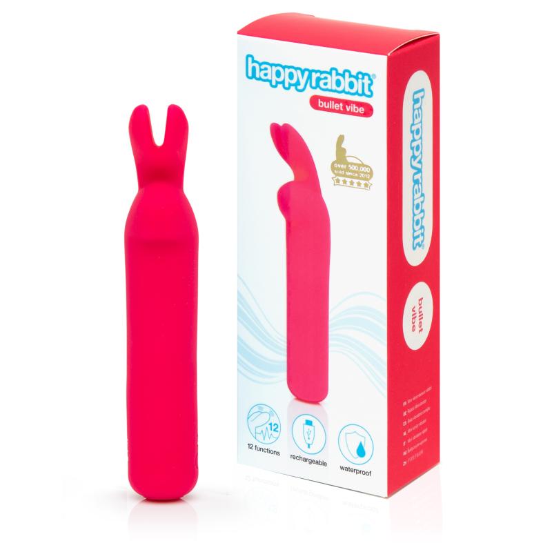 Happy Rabbit – Bullet Vibrator – Oplaadbaar & - Roze
