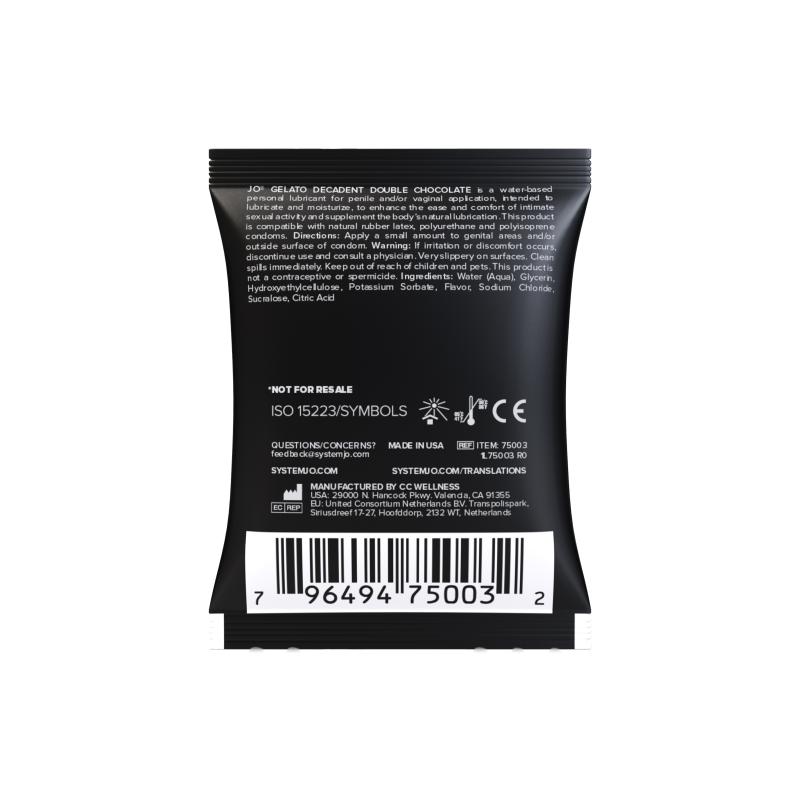 System Jo - Sachet Gelato Decadent Double Chocolate 5 ml