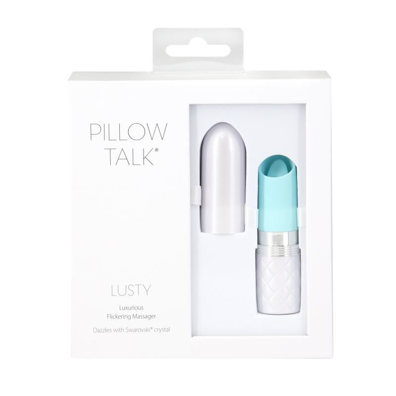 Pillow Talk - Lusty Luxurious Flickering Massager Teal - Turquoise
