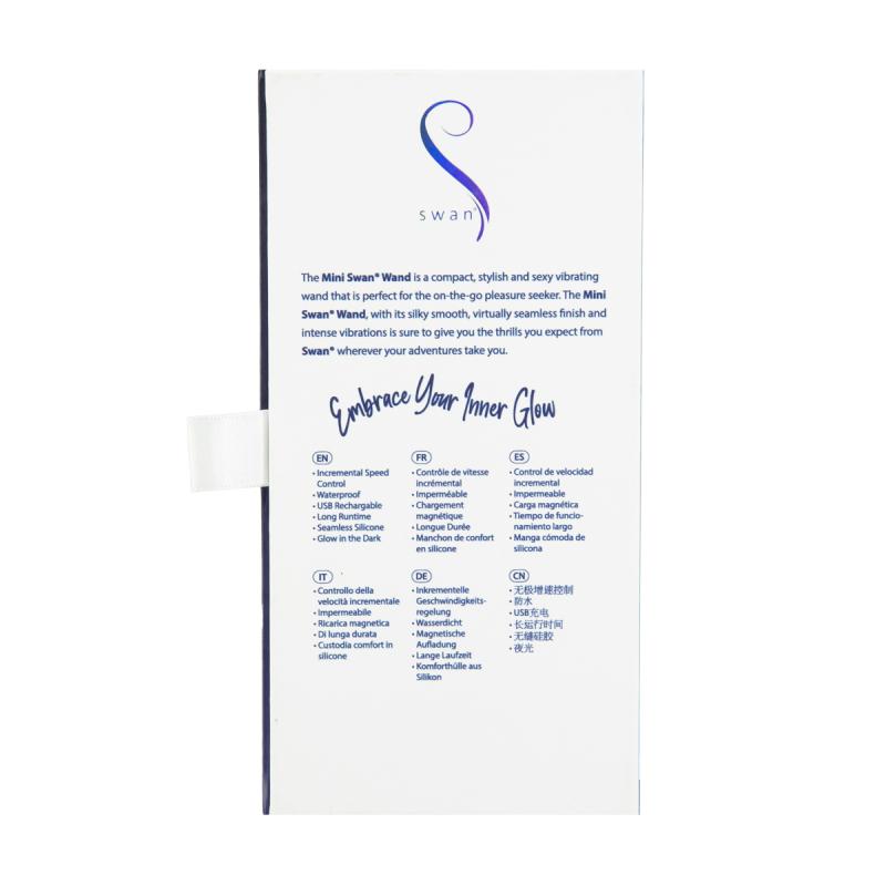 Swan Vibes Swan - The Mini Swan Wand Glow In The Dark Purple - Paars