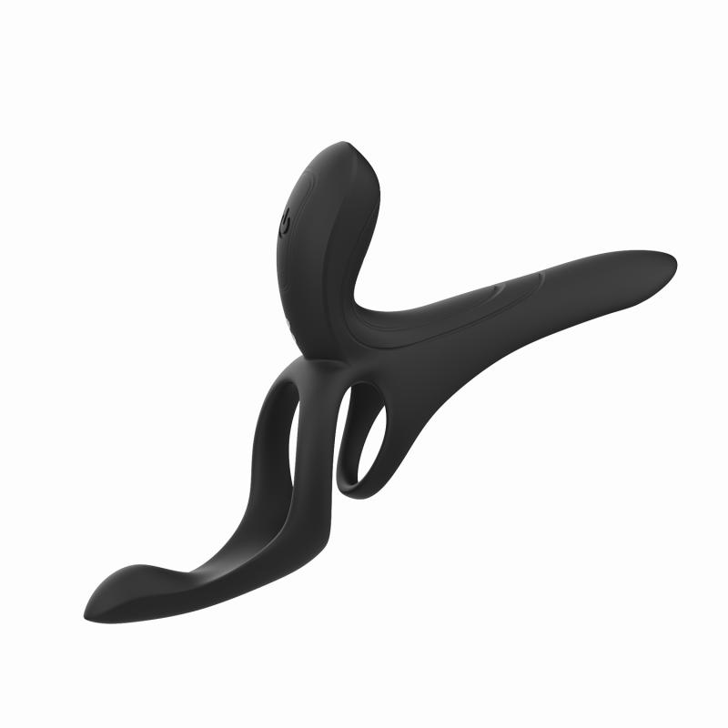 HoneyPlayBox - Pleasure Pivot App-bestuurde Vibrator voor Koppels - Zwart