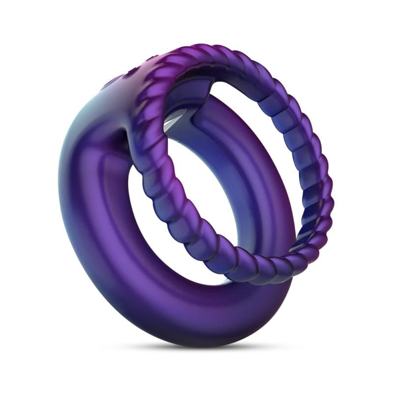 Hueman - Jupiter Vibrerende Cock- en Ballenring - Paars