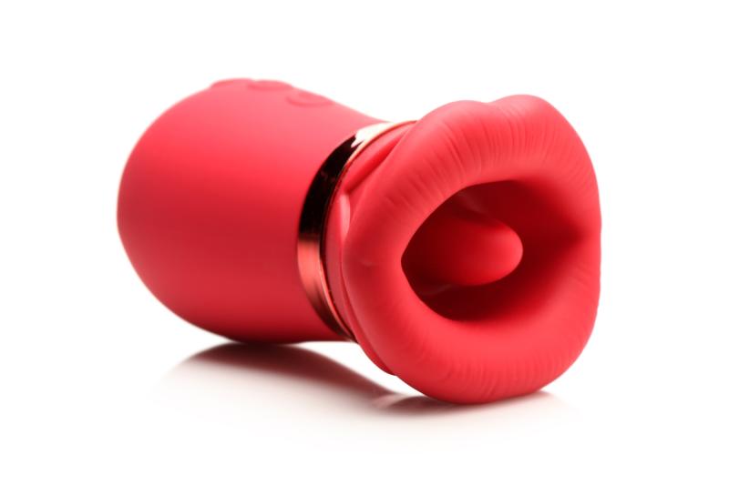 LICKGASM - Kiss Me More Clitorisstimulator Zuigen, Trillen & Kussen - Rood