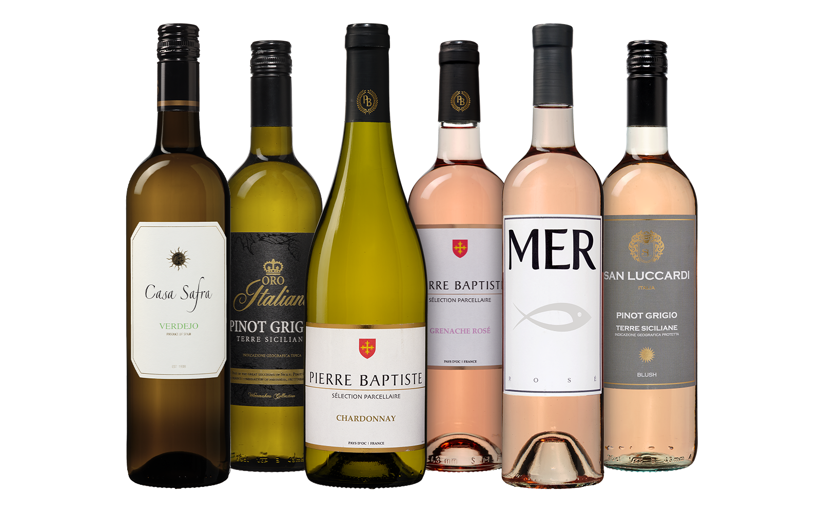 Wijnvoordeel Wit en Rosé wijnpakket