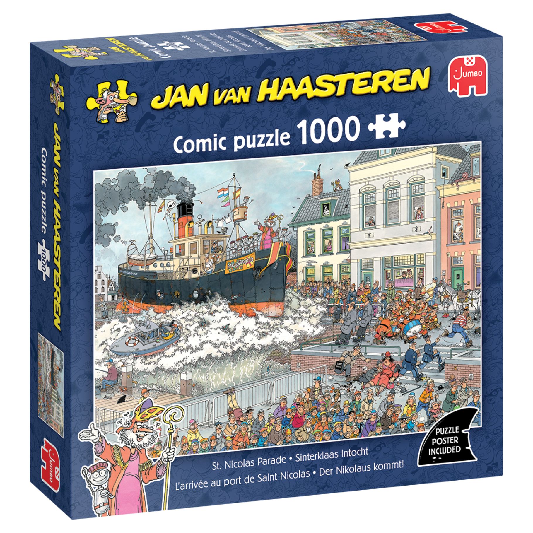 Top1Toys Puzzel Jan Van Haasteren Titel (1000)