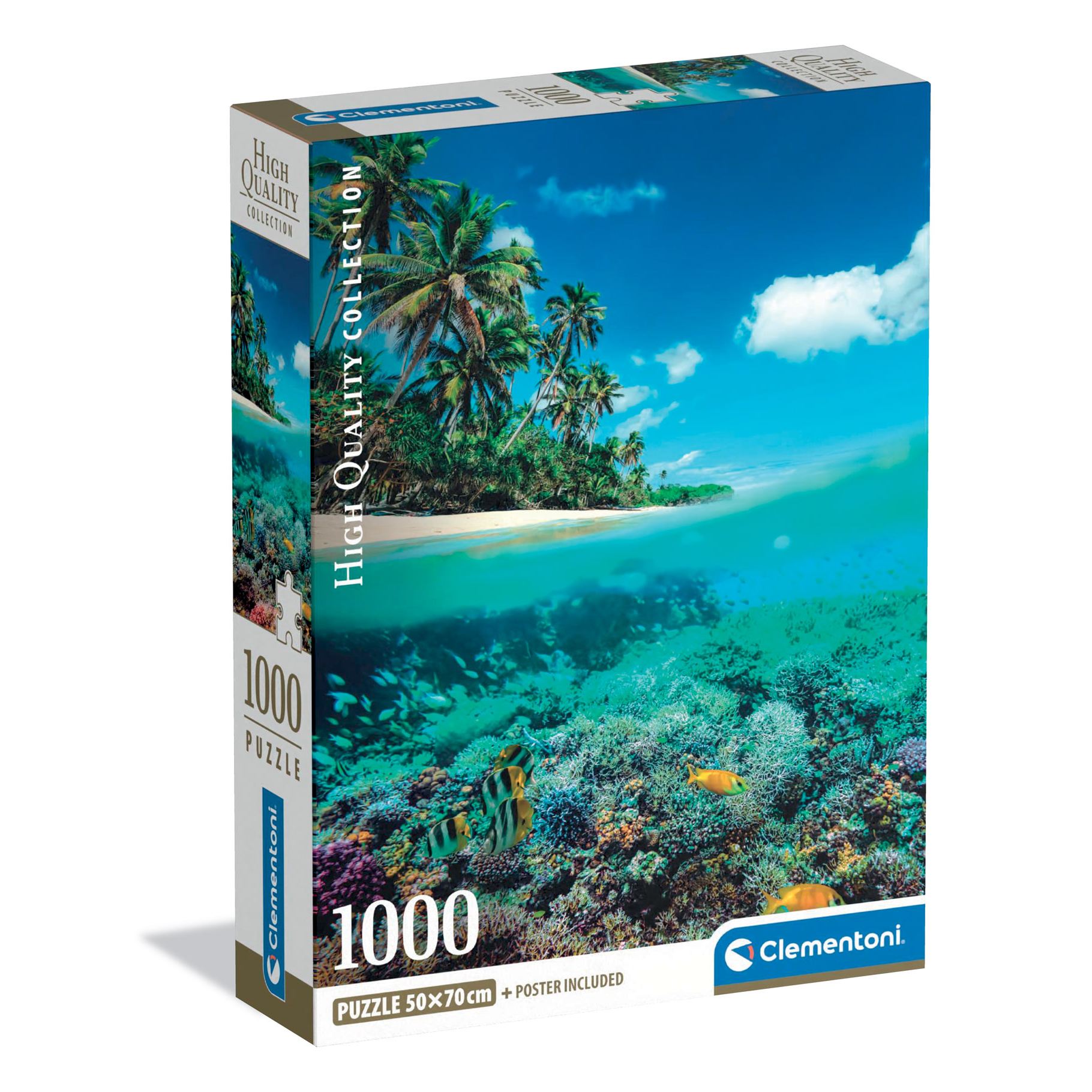 Top1Toys Clementoni Puzzel 1000 stuks zomer paradijs compact