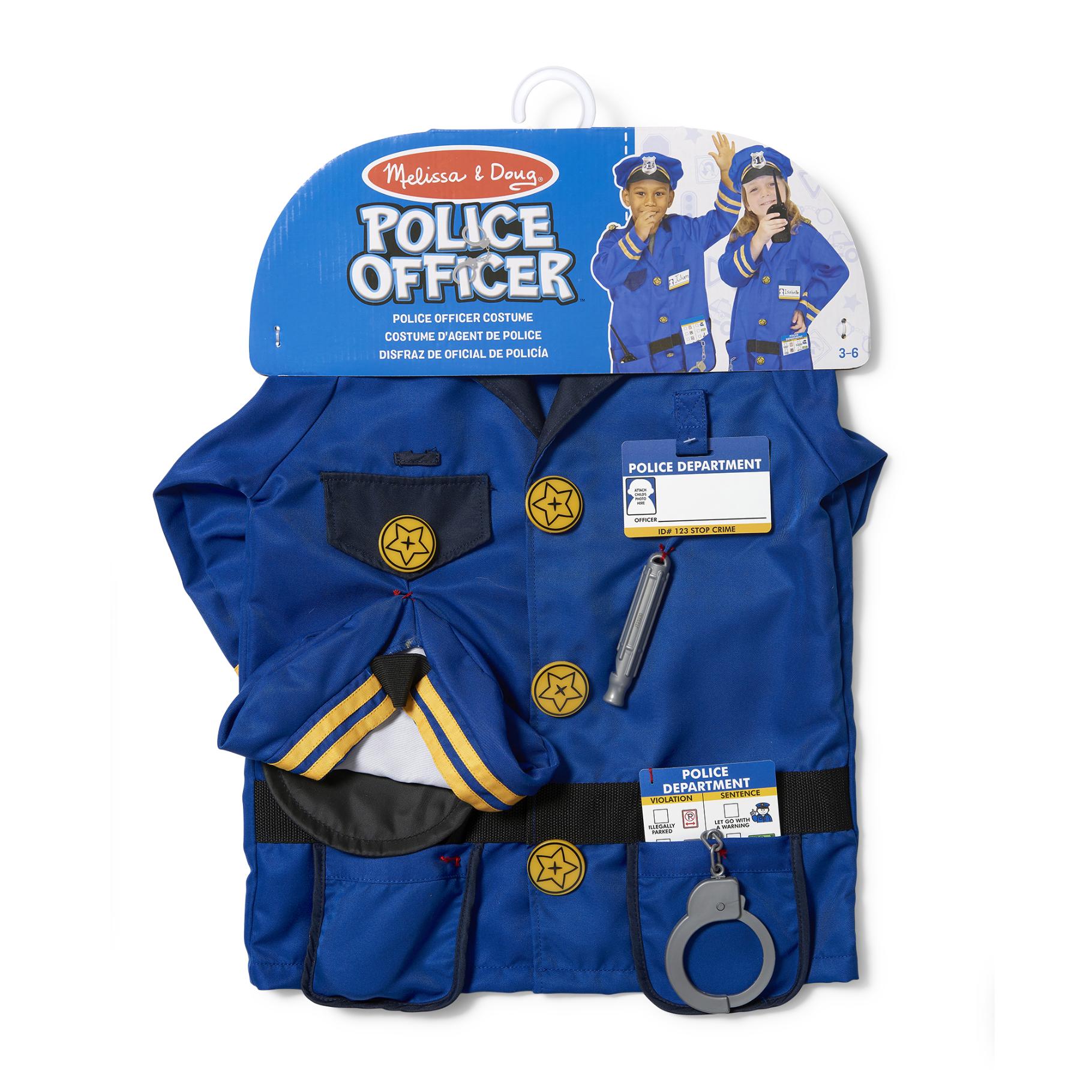 Top1Toys Melissa & Doug Police Officer Costume Role Play Set