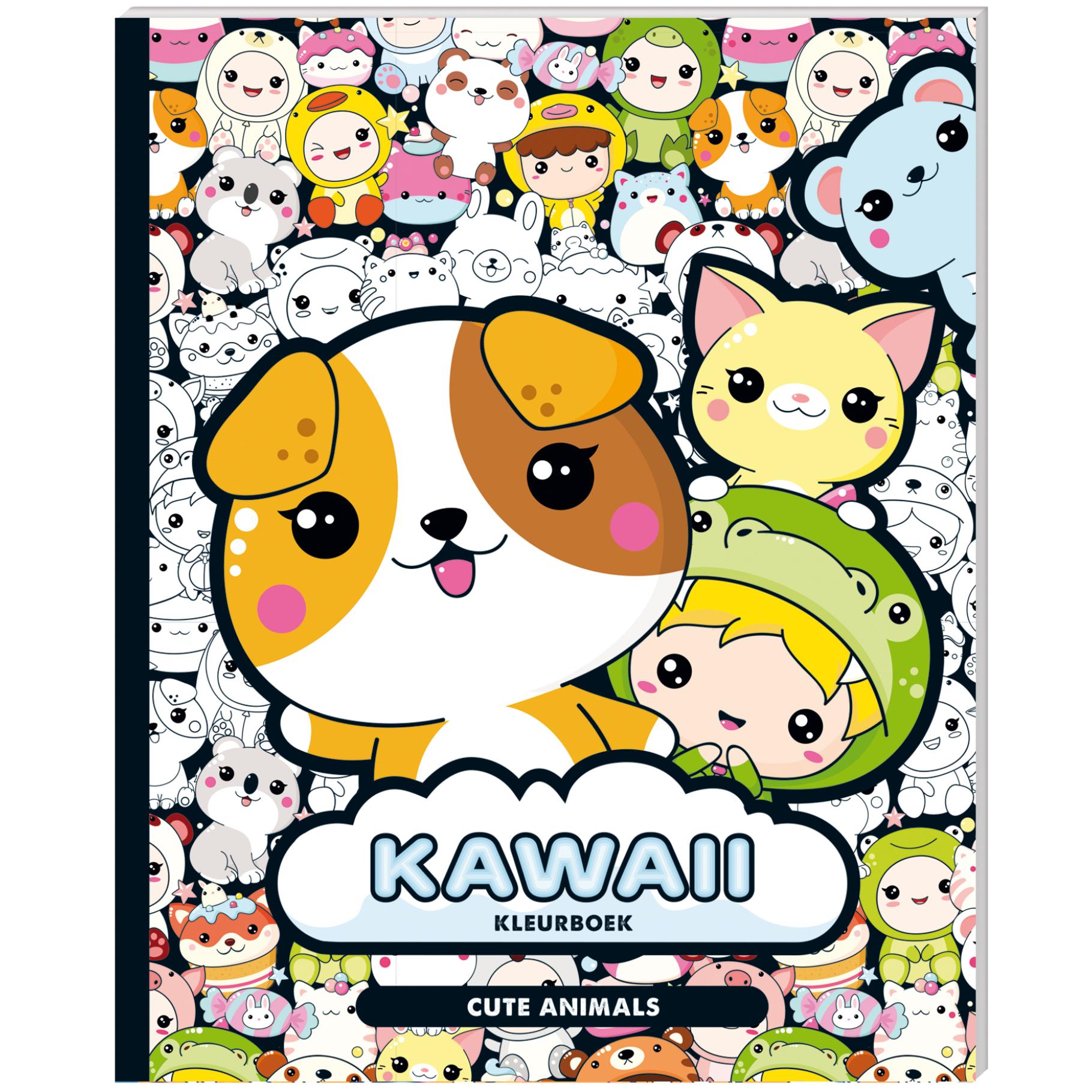 Top1Toys Kawaii Kleurboek Cute Animals
