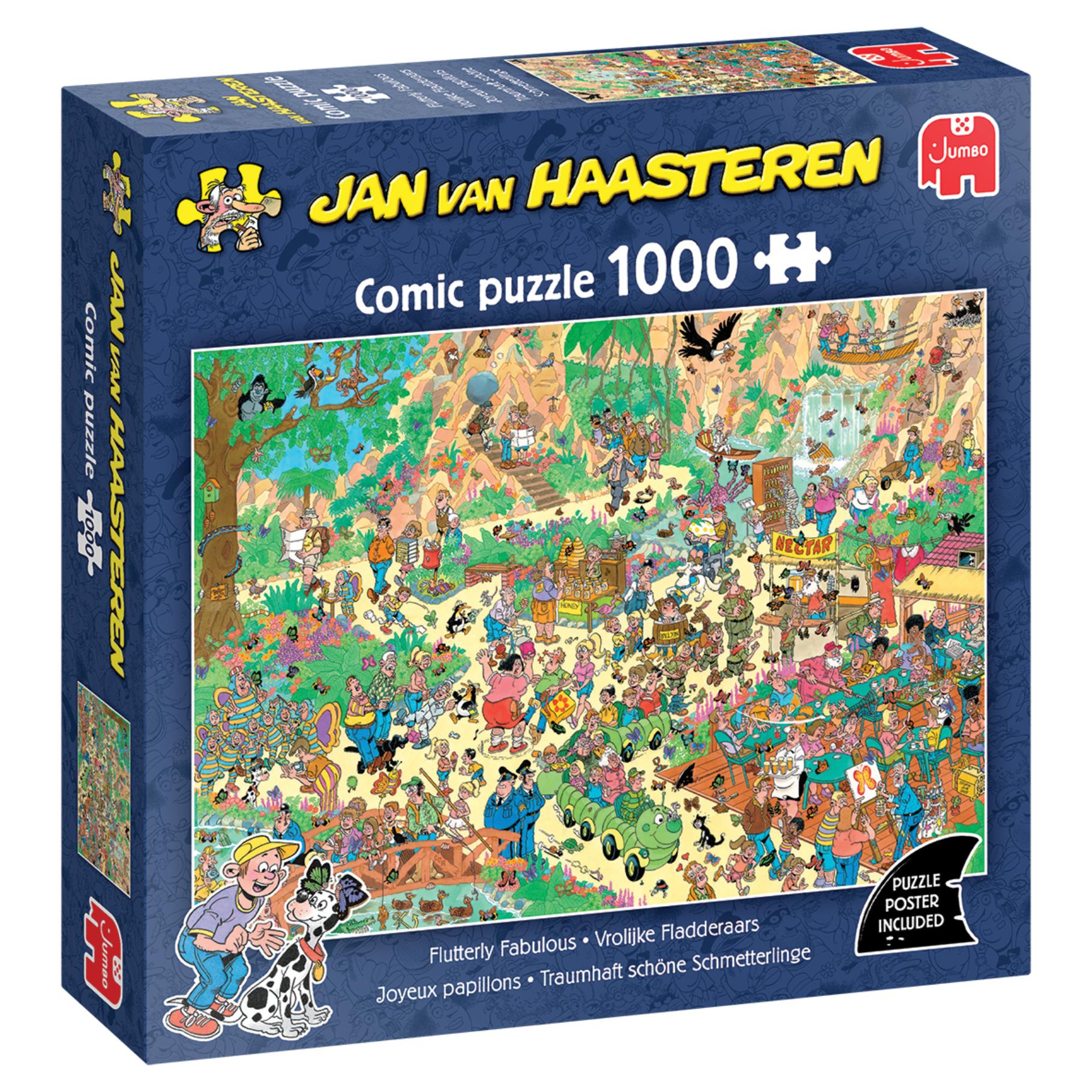Top1Toys Puzzel Jan Van Haasteren Vrolijke Fladderaars Puzzel Jan Van Haasteren Vrolijke Fladderaars 1000