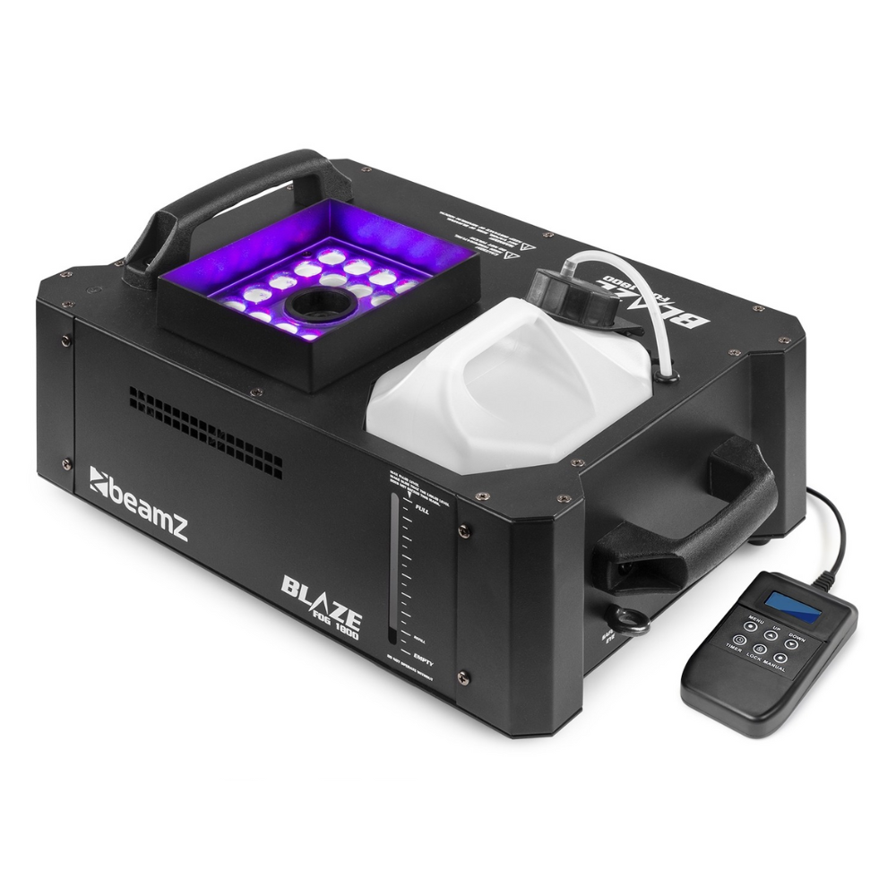 BEAMZ BLAZE1800 verticale rookmachine 24x4W 4-in-1 RGBA LED's 1800W