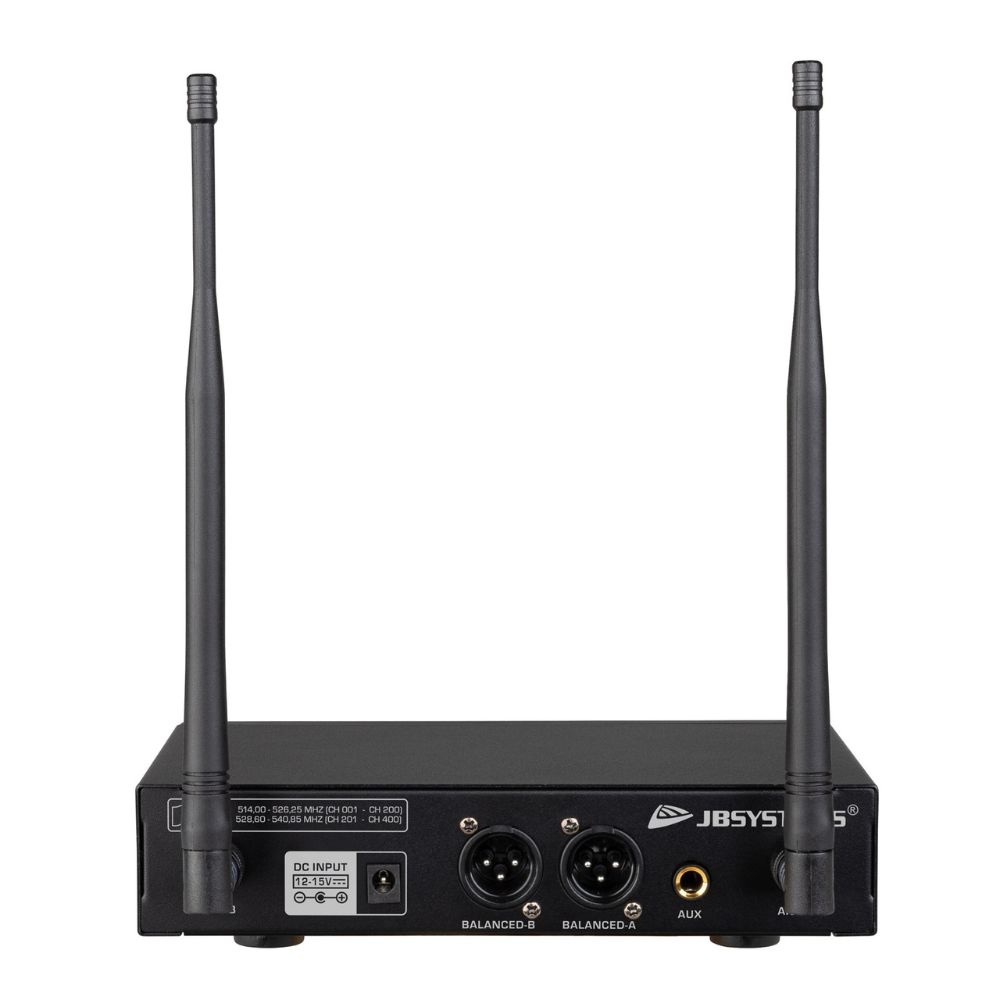 JB Systems HF-PRO TWIN Dubbele draadloze microfoonontvanger