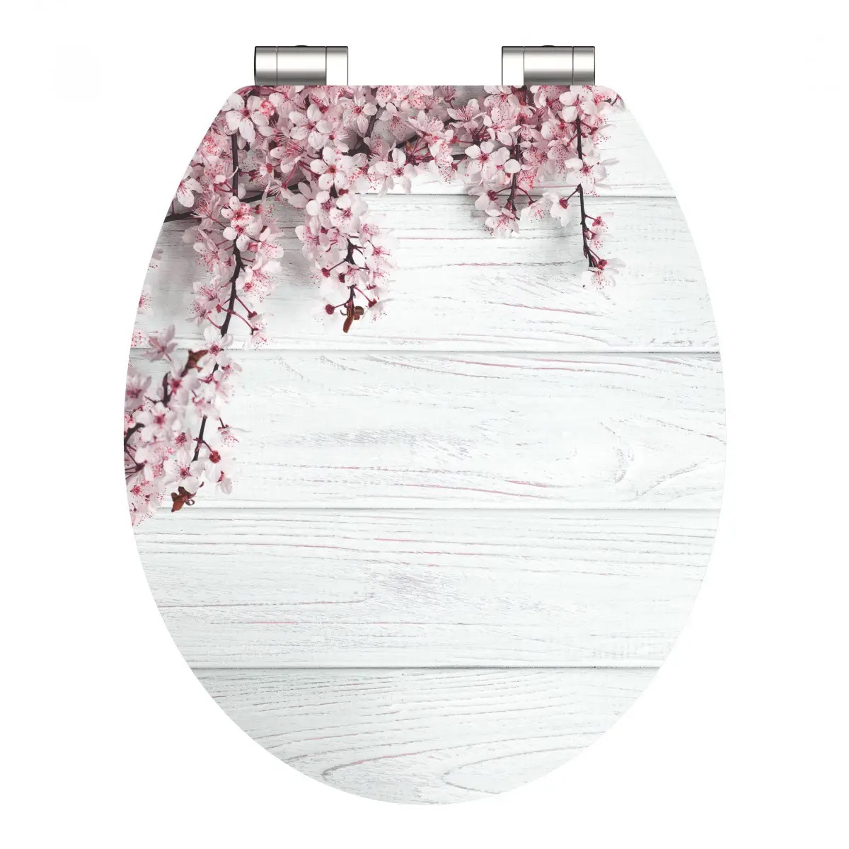 Schütte MDF HG WC-Bril FLOWERS AND WOOD met softclose