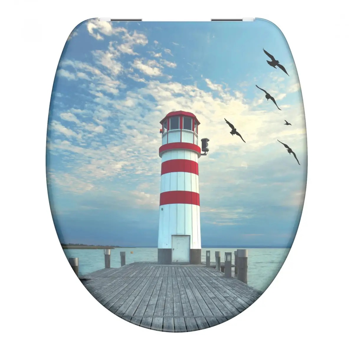 Schütte Duroplast WC-Bril LIGHTHOUSE met Soft-Close – stijlvol en duurzaam design