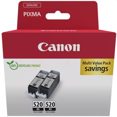 Canon Inktpatroon zwart 19ml, dubbelpak 2932B019 Replace: N/A