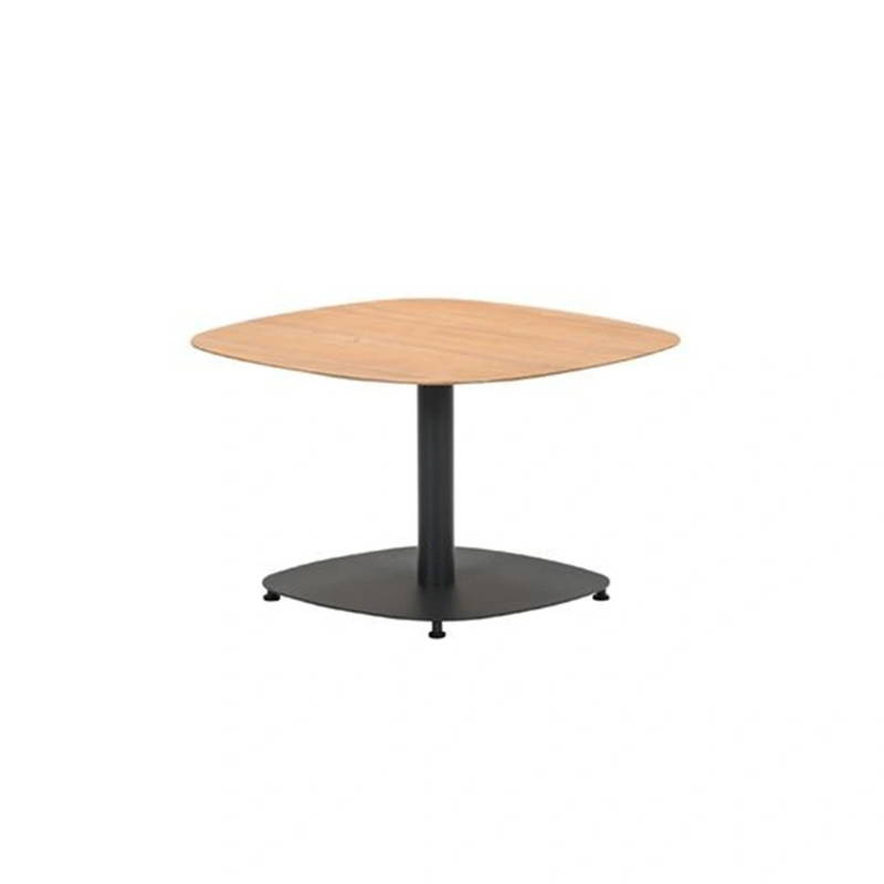 Garden Impressions Leon Bijzettafel Licht Teak Look 70x70x43 cm - - Bruin