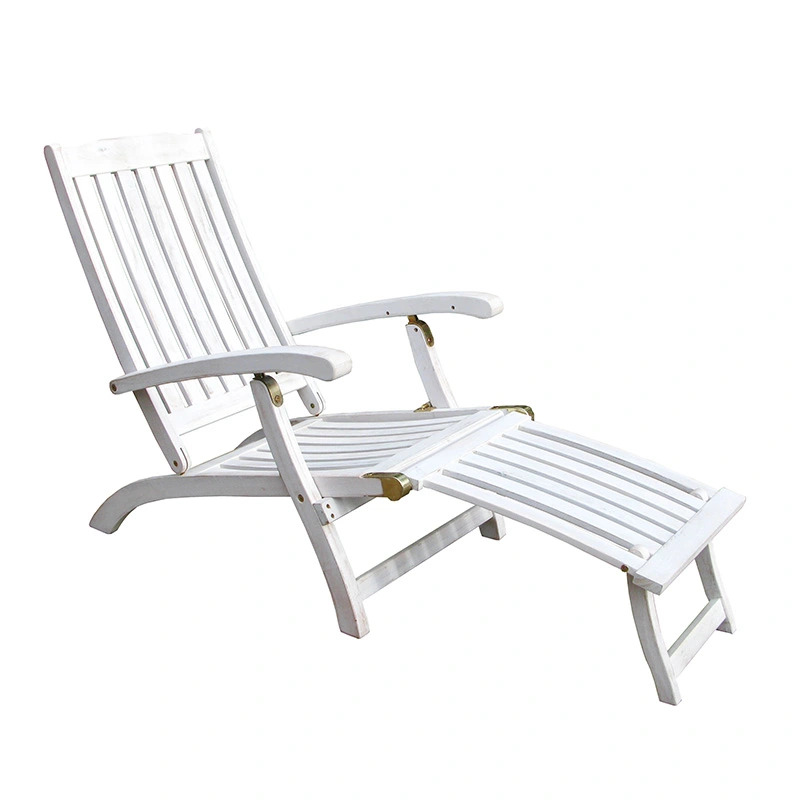 Own Deckchair Acacia - White wash -