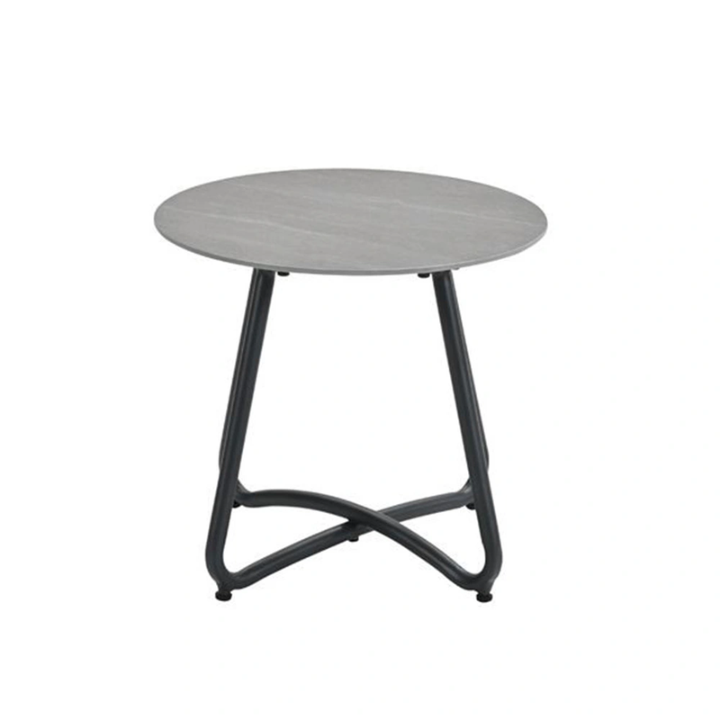 Garden Impressions Vento Bijzettafel Carbon Black dia 45xH41 cm -