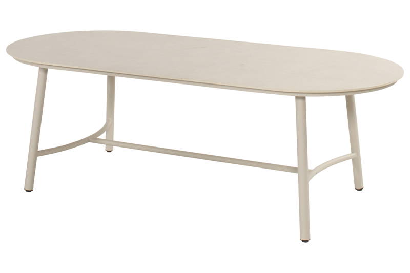 Hartman Flora dining tafel ceramic sand 220 x 100 cm -