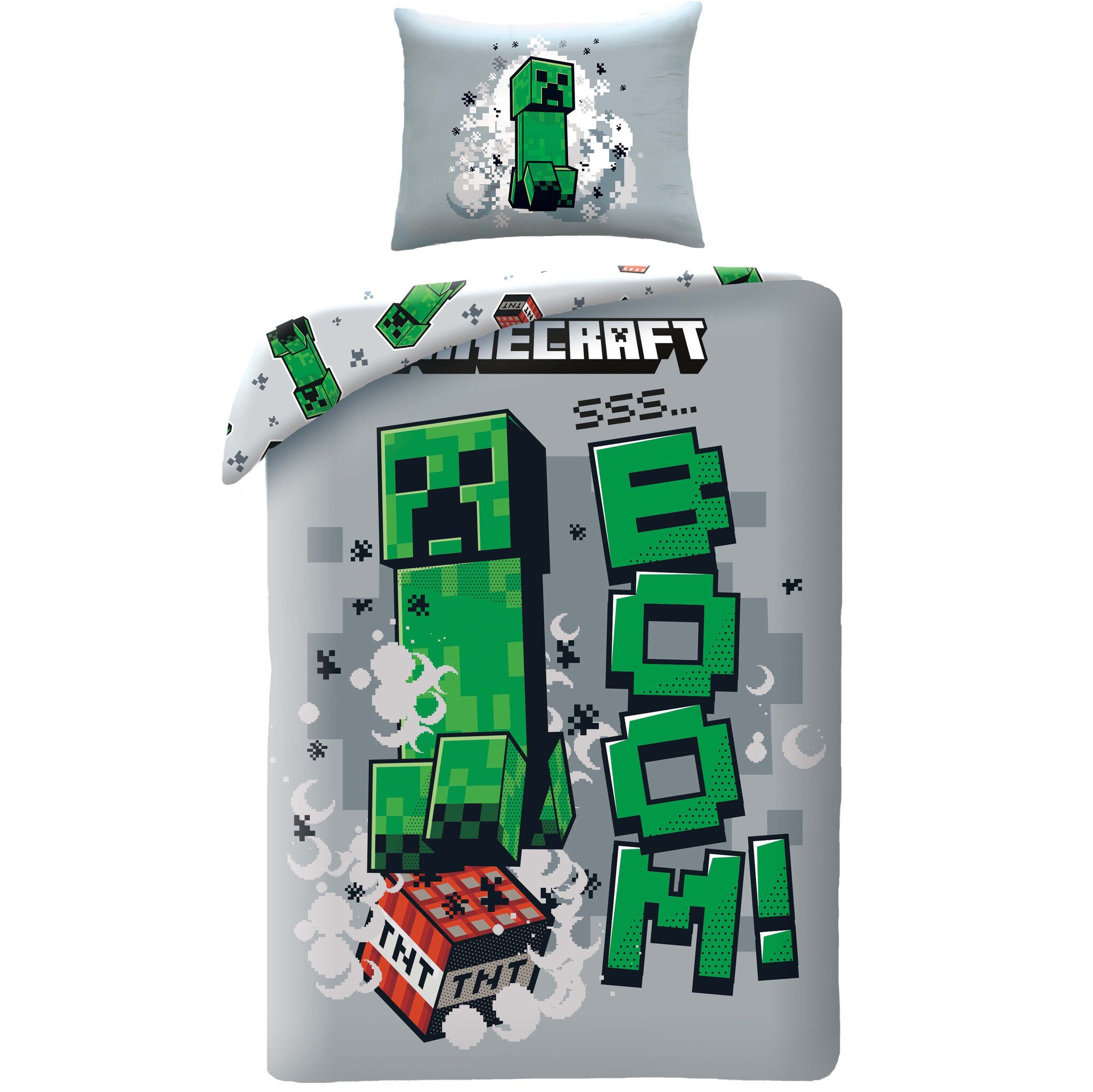 Dekbedovertrek Boom! - Eenpersoons - 140 x 200 cm - Polyester