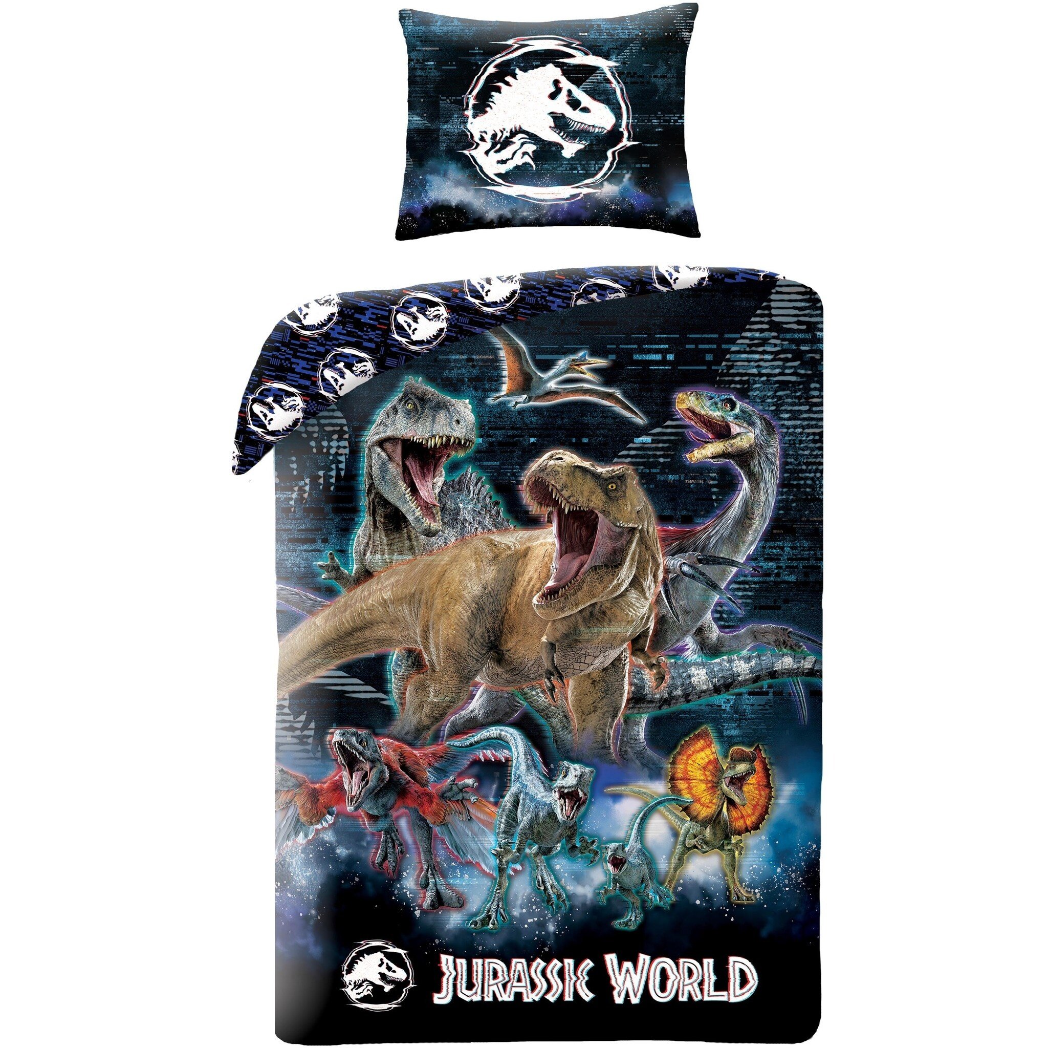 Dekbedovertrek, Nubar - 140 x 200 + 70 x 90 cm - Polyester
