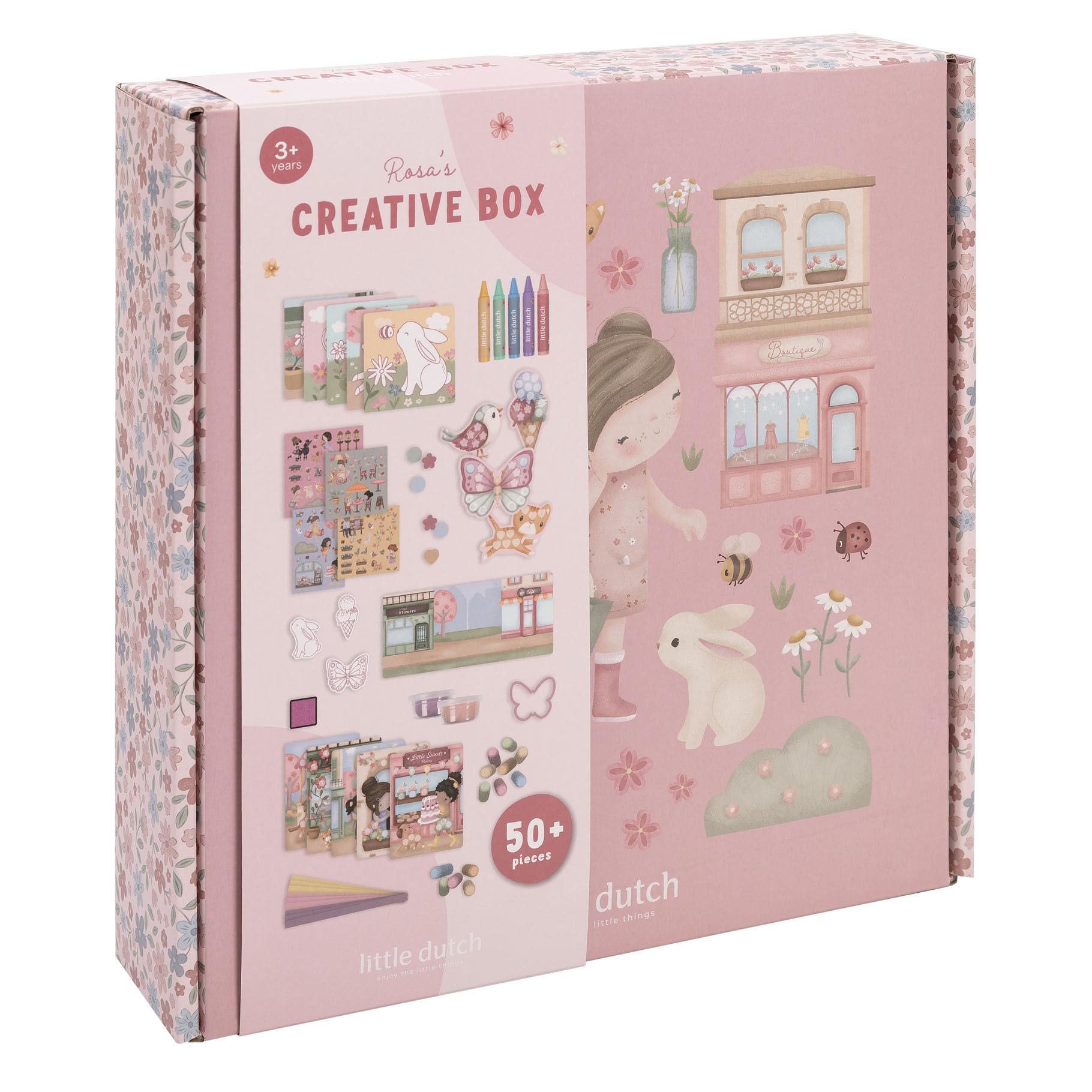 Top1Toys Creativity box XL Little Dutch Rosa
