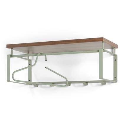 Trendhopper Kapstok Rex 3 Dusty Green 70x28cm - Groen