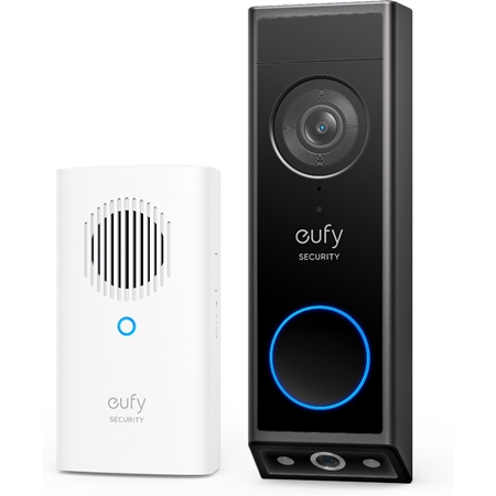 Eufy Eufy Video Doorbell E340 + Chime Slimme deurbel - Zwart