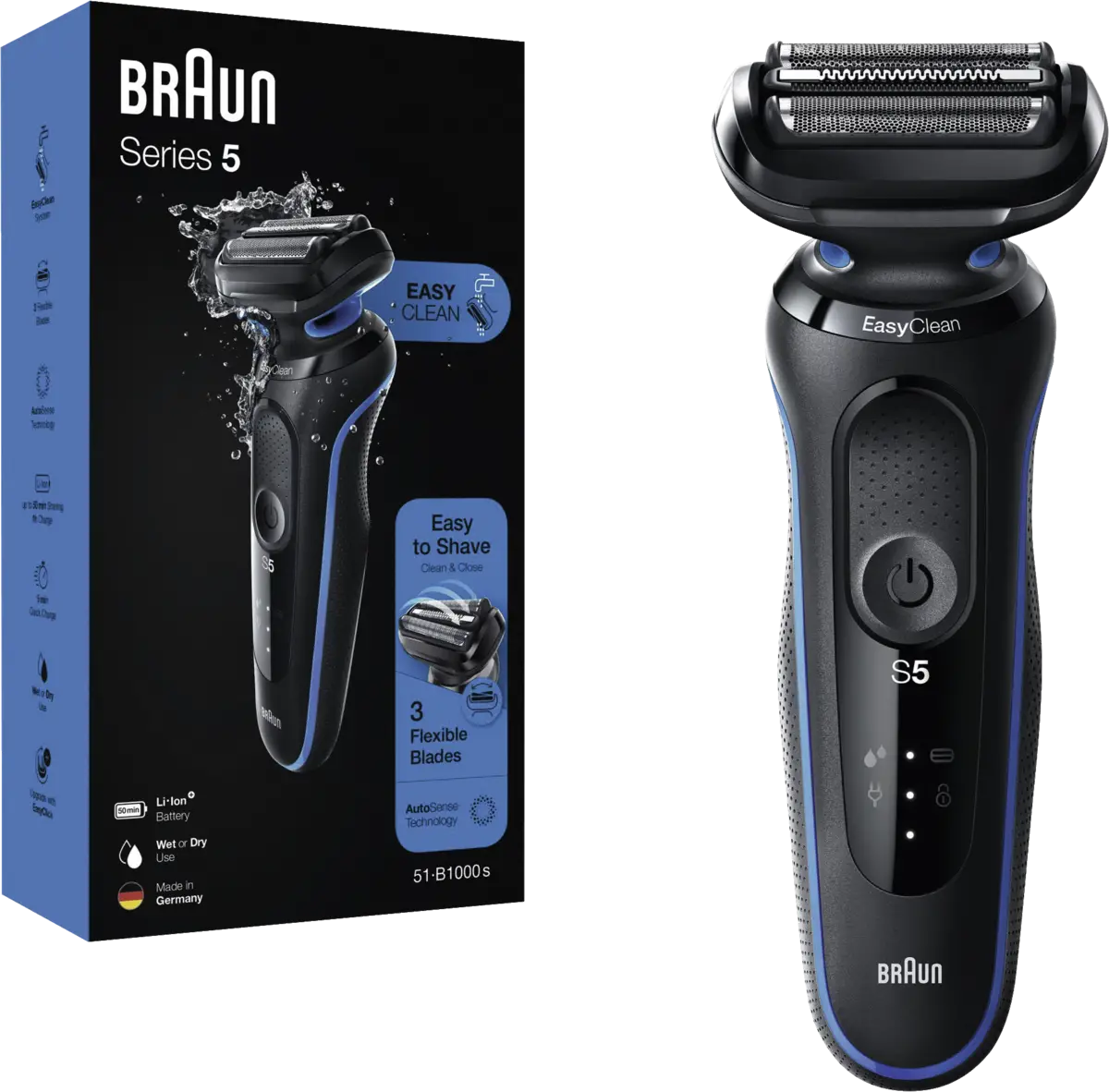 Braun Braun Serie 5 51-B1000S Scheerapparaat - Zwart