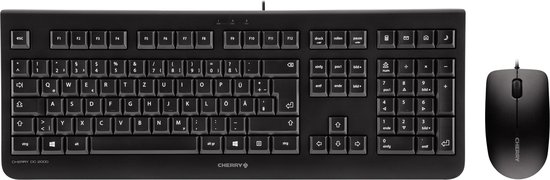 Cherry DC 2000 toetsenbord USB QWERTY Amerikaans Engels - Zwart