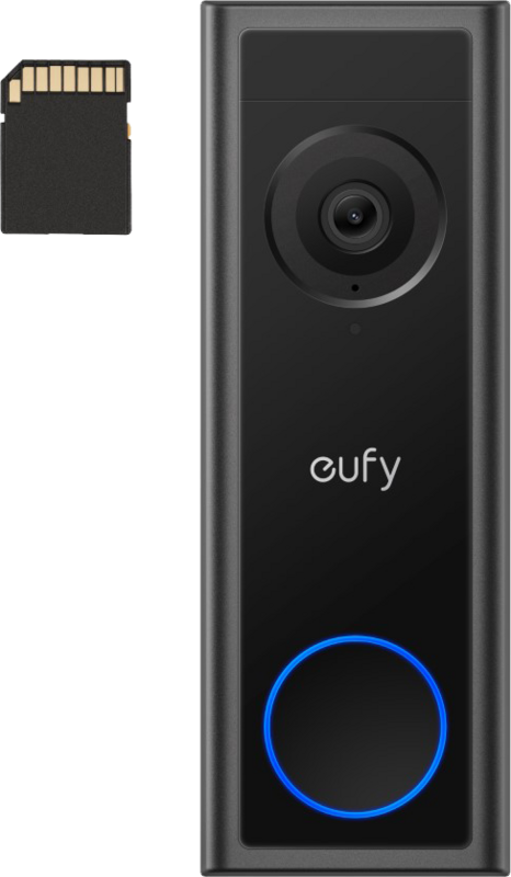 Eufy Eufy Video Doorbell C31 + SD kaart Slimme deurbel - Zwart