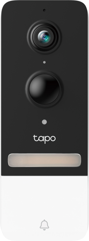 TAPO Tapo D230S1 Smart Battery Video Doorbell Slimme deurbel - Zwart