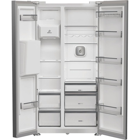 Whirlpool Whirlpool WHG2 6574W X5E Privilege Amerikaanse koelkast Zilver - Silver