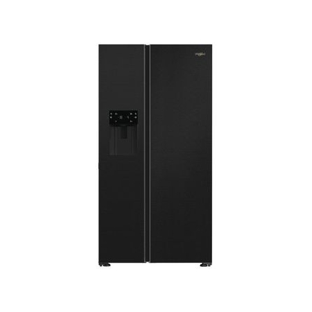 Whirlpool Whirlpool WHG2 6574W XK5E Amerikaanse koelkast Grijs - Zwart