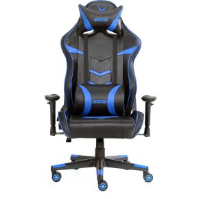 Varr Varr Nascar PC-gamestoel Gestoffeerde gevoerde zitting Zwart, Blauw