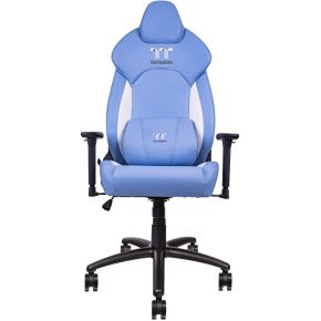 Thermaltake Thermaltake GGC-VCO-LWLWDS-01 gamestoel Gaming leunstoel Gecapitonneerde zitting Blauw, Wit