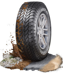 General Tire General GRABBER AT3 ( LT255/60 R18 112/109S 8PR ) - Zwart