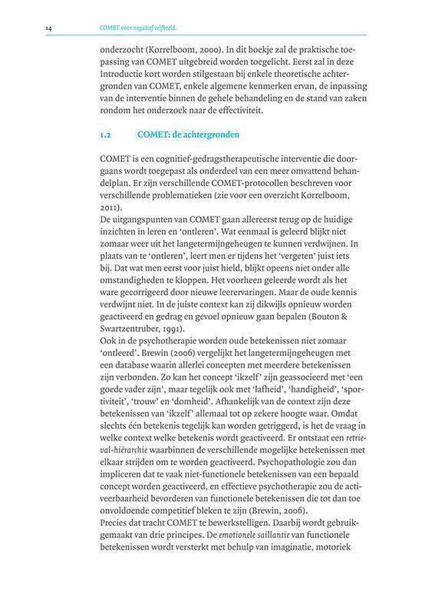 Bohn Stafleu Van Loghum Comet voor negatief zelfbeeld
