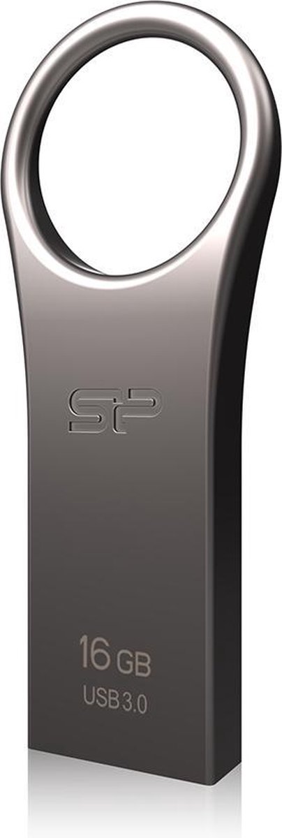 Silicon Power Jewel J80 - USB-stick - 16 GB - Silver