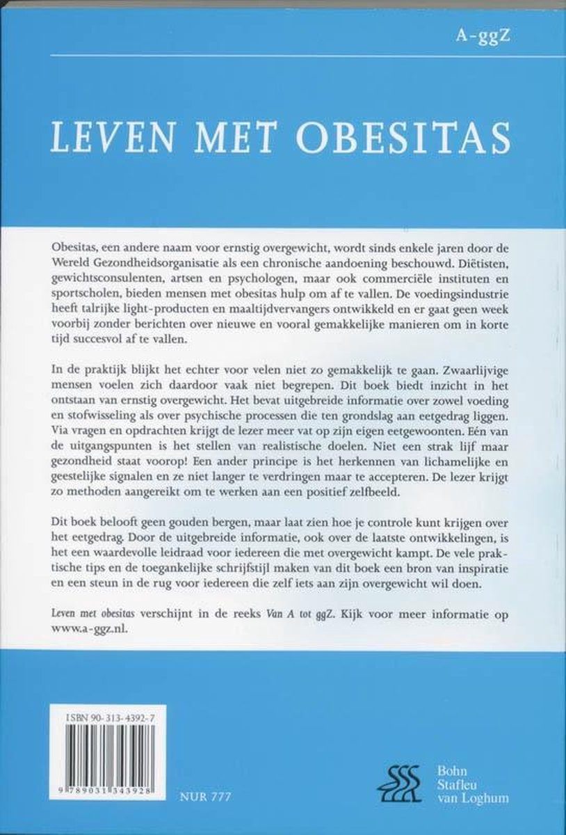 Bohn Stafleu Van Loghum Leven met obesitas